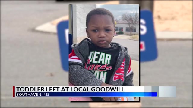 One in custody after child abandoned at Goodwill store with