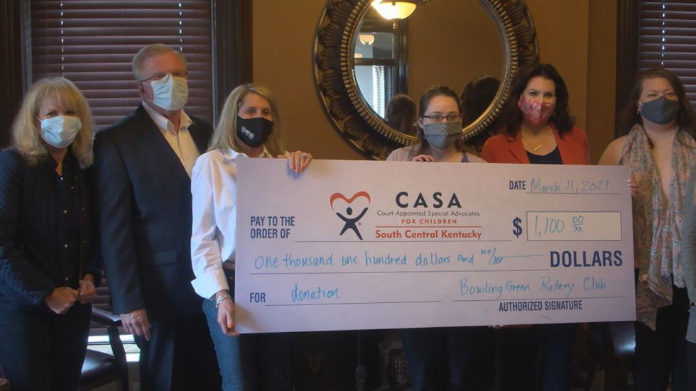 Local organizations make donations to CASA of Southcentral Kentucky in
