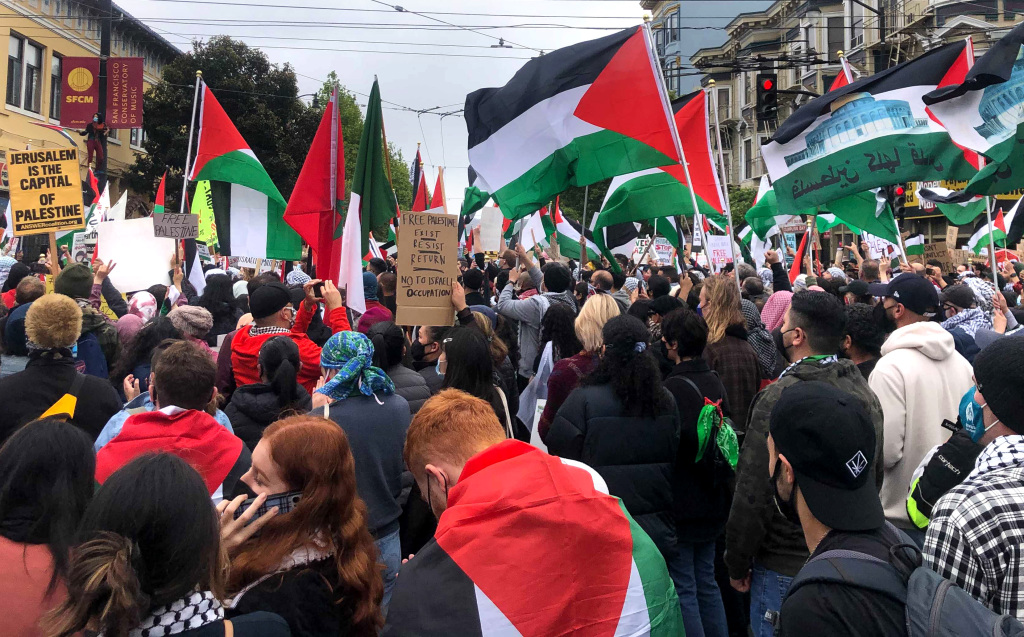 Hundreds pour into Mission District in support of Palestine