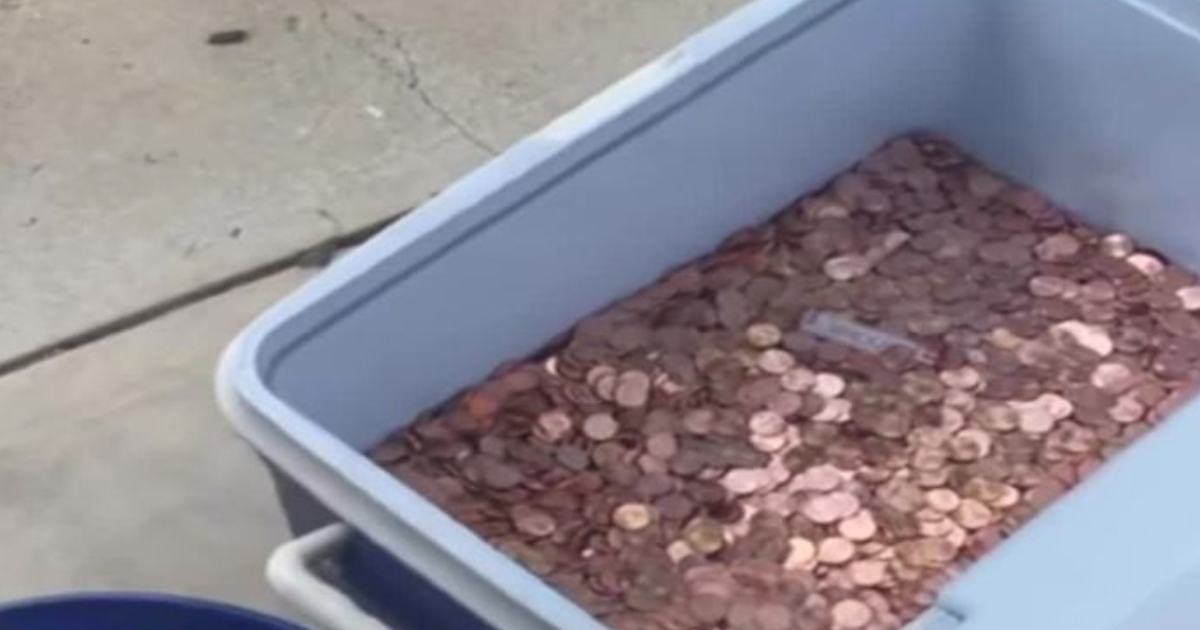 Mother, daughter donate thousands of dumped pennies to domestic abuse