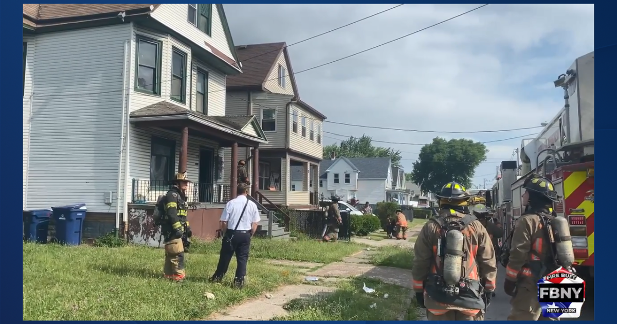 Three young children rescued from burning home in Buffalo; mother