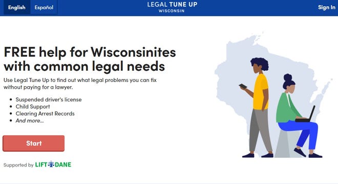 The Legal Tune-up Tool is available to all Wisconsin residents.