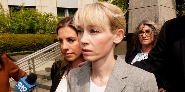 Sherri Papini of Redding leaves the federal courthouse after her arrangement in Sacramento, Calif., Wednesday, April 13, 2022.