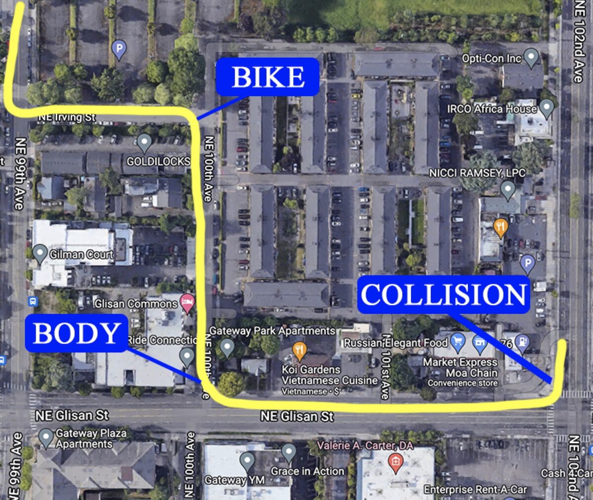 Driver, now in custody, dragged bike rider’s body several blocks