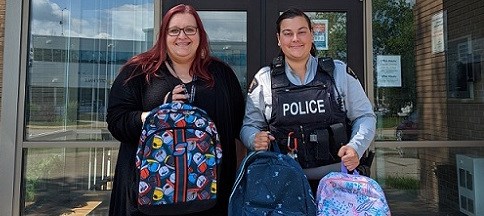 Backpacks will support children in crisis