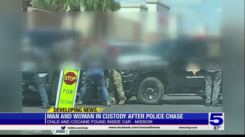 2 in custody after police chase that ended outside a