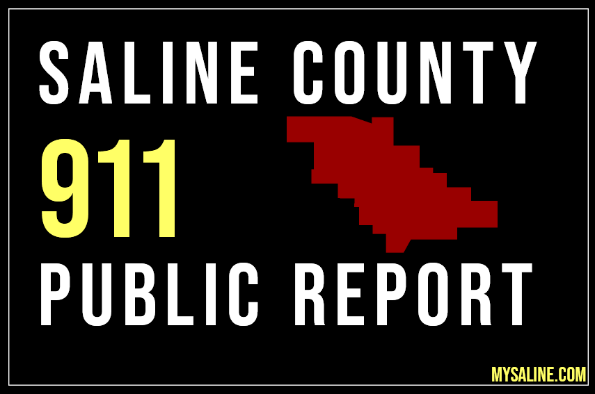 Saline County 911 Public Reports — 062322 – Accident with Injury, Theft, Child Custody, etc