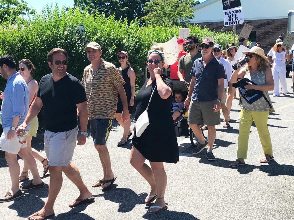 Shelter Island protest on Independence Day: Advocates march for women’s