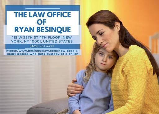 NYC Child Custody Lawyer Ryan Besinque Explains the Guidelines for